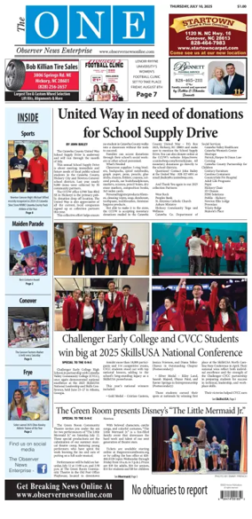 Cover of Observer News Enterprise