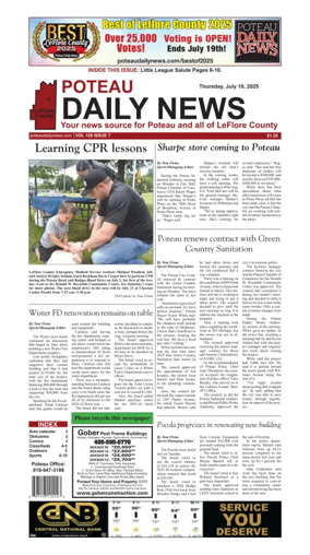 Cover of Poteau Daily News