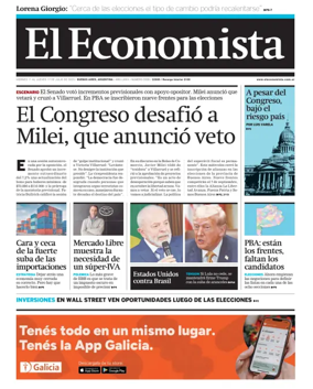 Cover of El Economista (Argentina)