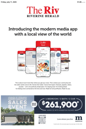 Cover of The Riverine Herald