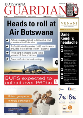 Cover of Botswana Guardian