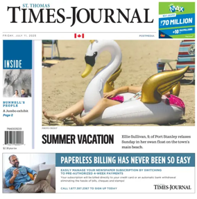 Cover of St. Thomas Times-Journal