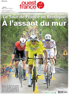 Cover of Ouest France (Rennes)