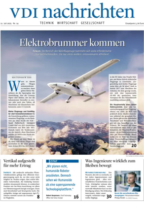 Cover of VDI Nachrichten