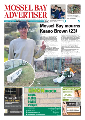Cover of Mossel Bay Advertiser