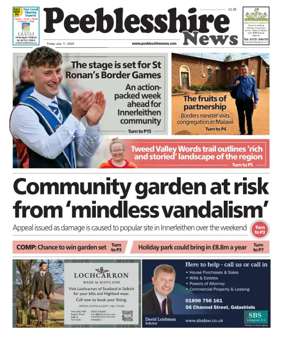 Cover of Peebleshire News