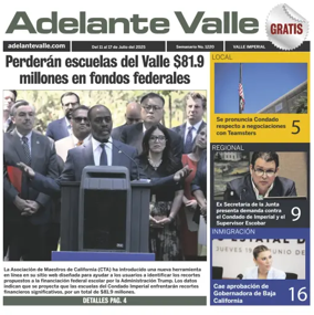 Cover of Adelante Valle
