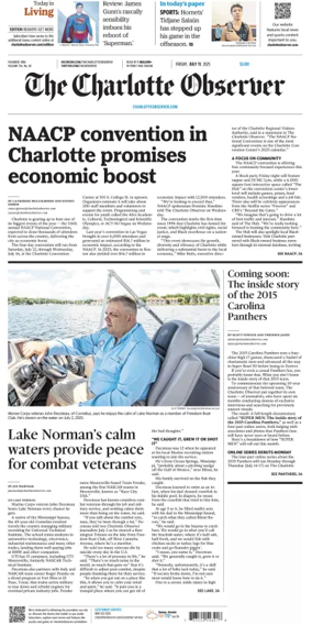 Cover of The Charlotte Observer