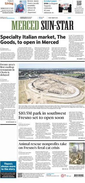 Cover of Merced Sun-Star