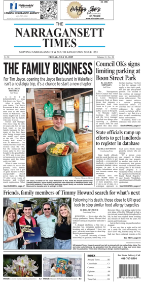 Cover of Narragansett Times