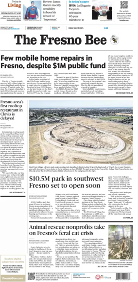 Cover of The Fresno Bee