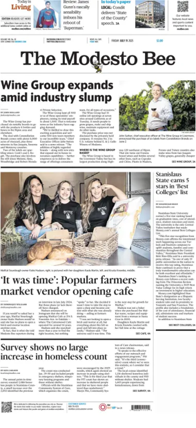 Cover of The Modesto Bee