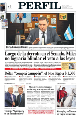 Cover of Perfil (Sabado)