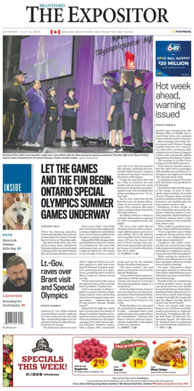 Cover of The Expositor (Brantford)