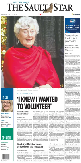 Cover of The Sault Star