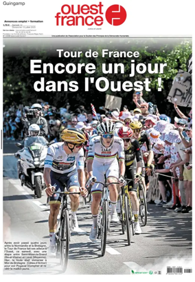 Cover of Ouest France (Guingamp)