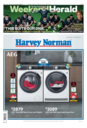 Cover of Weekend Herald