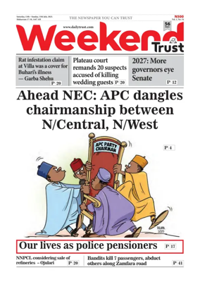 Cover of Weekly Trust