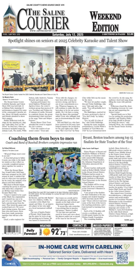 Cover of The Saline Courier Weekend