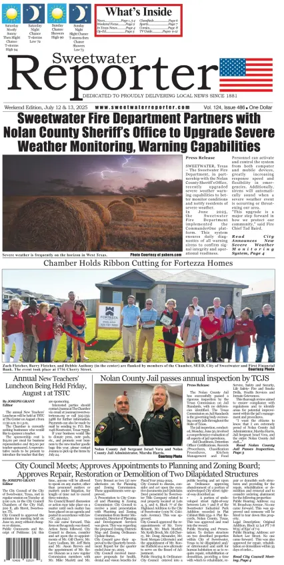 Cover of Sweetwater Reporter