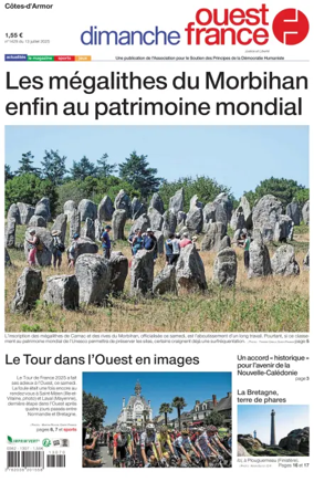 Cover of Dimanche Ouest France (Côtes-d'Armor)
