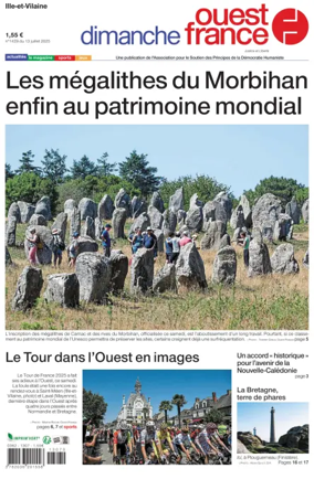 Cover of Dimanche Ouest France (Ille-et-Vilaine)