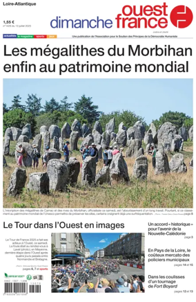 Cover of Dimanche Ouest France (Loire-Atlantique)