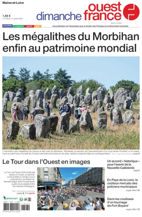 Cover of Dimanche Ouest France (Maine-et-Loire)