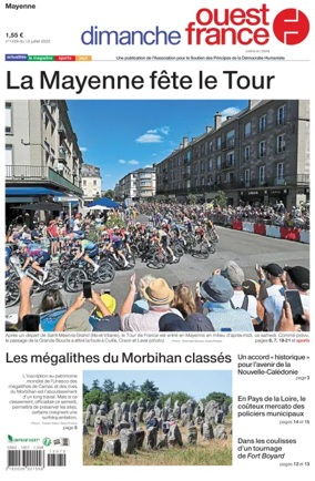 Cover of Dimanche Ouest France (Mayenne)