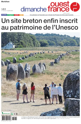 Cover of Dimanche Ouest France (Morbihan)