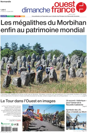 Cover of Dimanche Ouest France (Normandie)