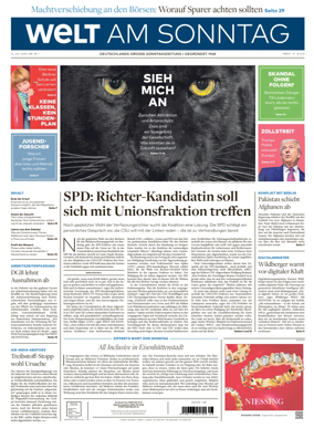 Cover of Welt am Sonntag