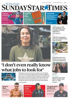 Cover of Sunday Star-Times