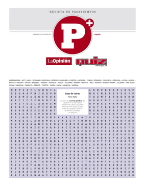 Cover of Pasatiempos