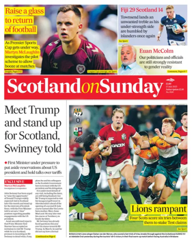 Cover of Scotland on Sunday