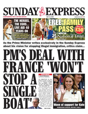 Cover of Sunday Express