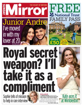 Cover of Sunday Mirror