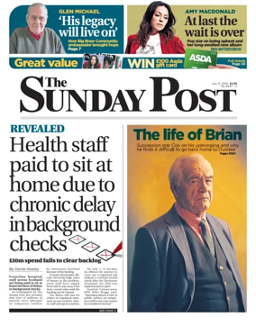 Cover of The Sunday Post (Central Edition)