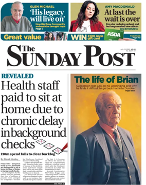 Cover of The Sunday Post (Dundee)