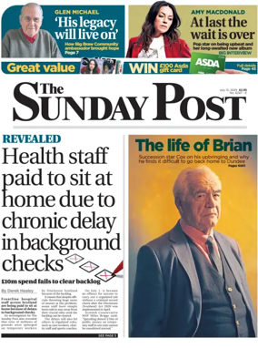 Cover of The Sunday Post (Inverness)