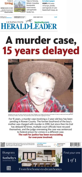 Cover of Lexington Herald-Leader (Sunday)