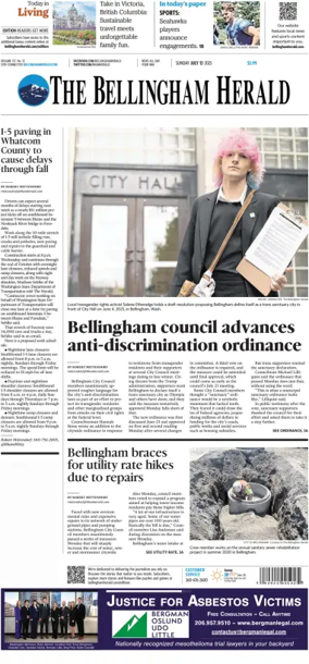 Cover of The Bellingham Herald (Sunday)
