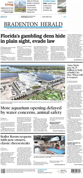 Cover of The Bradenton Herald (Sunday)
