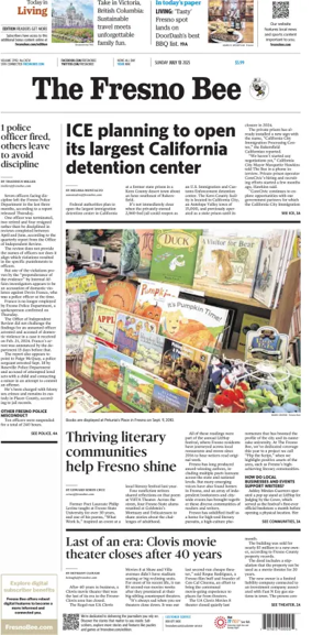 Cover of The Fresno Bee (Sunday)