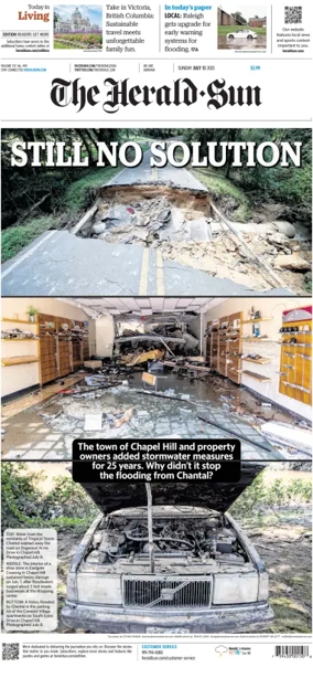 Cover of The Herald-Sun (Sunday)