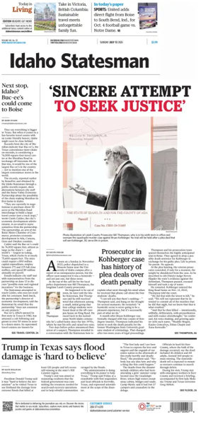 Cover of The Idaho Statesman (Sunday)