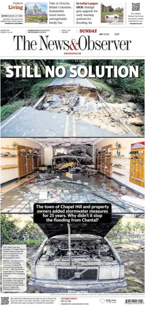 Cover of The News & Observer (Sunday)