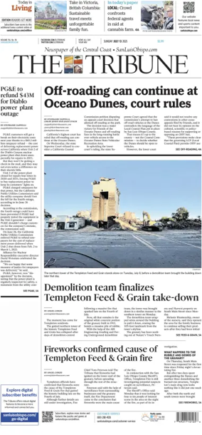 Cover of The Tribune (SLO) (Sunday)