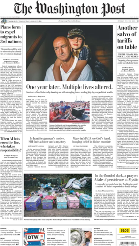 Cover of The Washington Post Sunday