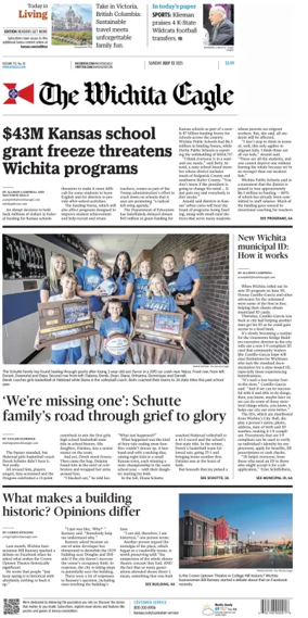 Cover of The Wichita Eagle (Sunday)